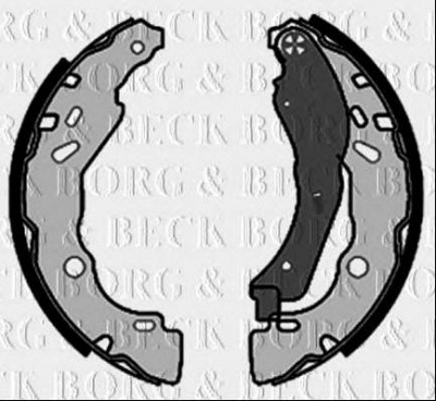 BORG & BECK bbs6463 -  Комплект тормозных колодок